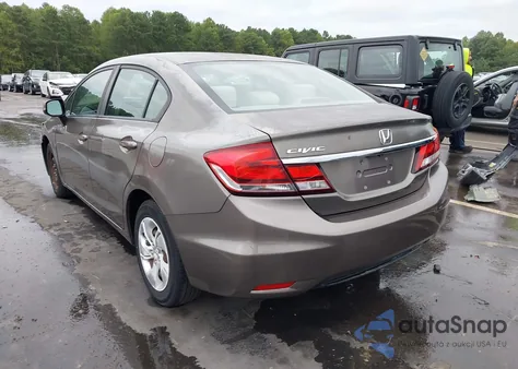 2013 Honda Civic Lx из США, поврежденный, VIN 2HGFB2F50DH542110